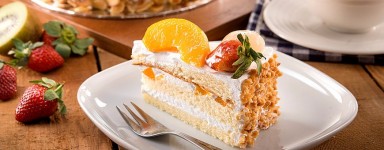 Sliced Cake